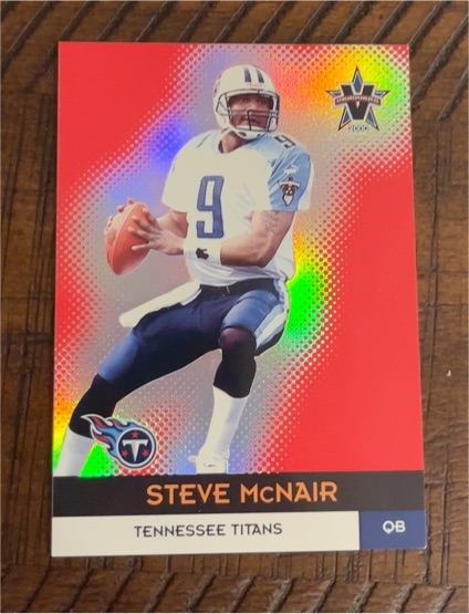 2000 Pacific Vanguard #62 Steve McNair — front