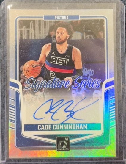 2024-25 Panini Donruss #SS-CUN Cade Cunningham Signature Series — front
