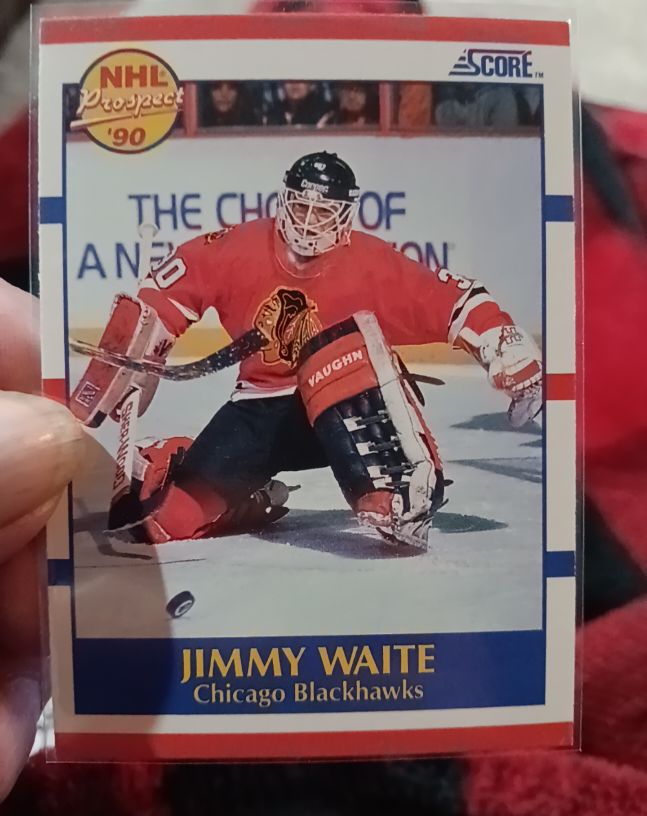 1990-91 Score Prospect #407 Jimmy Waite — front