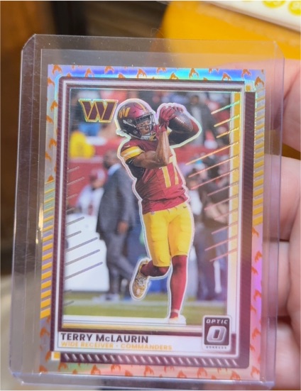 2025 Panini Donruss Optic #107 Terry McLaurin — front