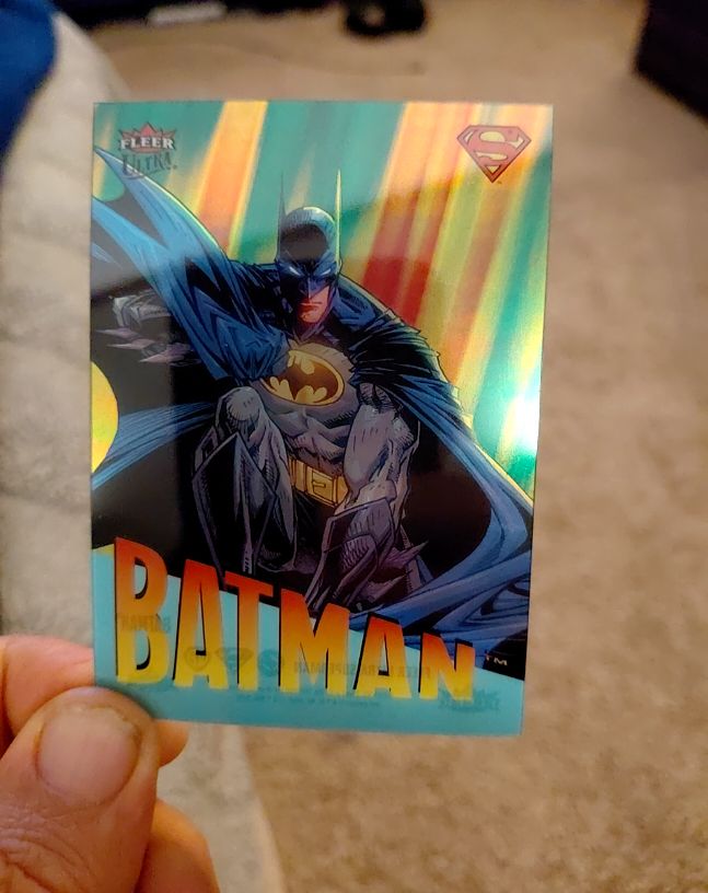 1995 Fleer Ultra Superman #R-2 Batman — front