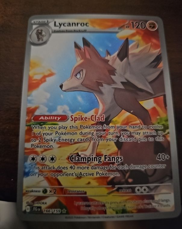 2023 Pokemon SV09: Journey Together #166/159 Lycanroc — front