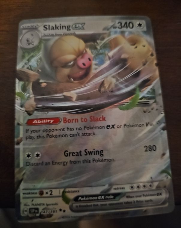 2020 Pokémon TCG Slaking EX #147/191 — front