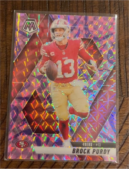 2025 Panini Mosaic #221 Brock Purdy — front