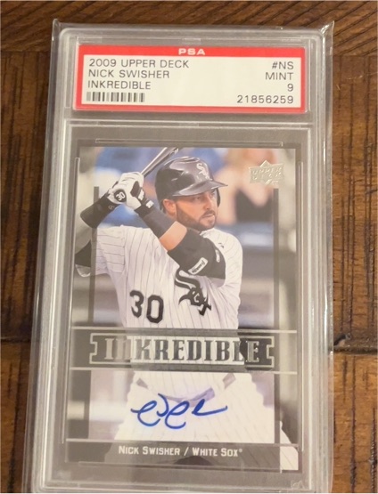 2009 Upper Deck #NS Nick Swisher Inkredible — front