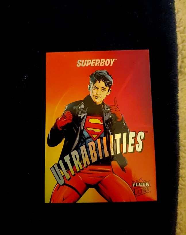 2026 Fleer Ultra Superman Ultrabilities #UB-6 Superboy — front