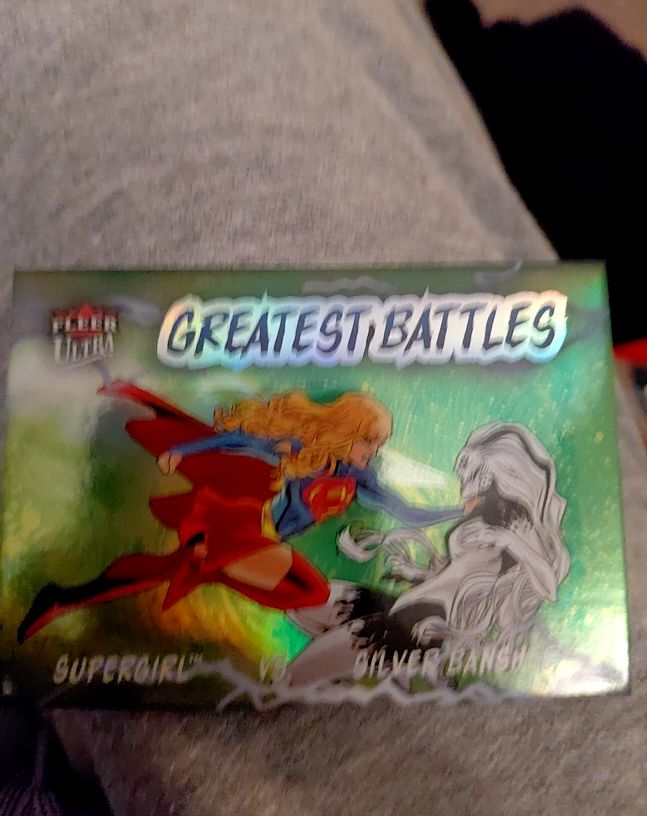 2026 Fleer Ultra Superman Greatest Battles #GB-37 Supergirl vs Silver Banshee — front