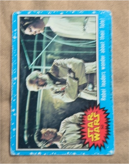 1977 Topps Star Wars Series 1 #38 Luke and Han in the Refuse Room — front