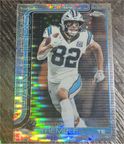 2025 Topps Chrome #44 Tommy Tremble Pulsar Refractor — front
