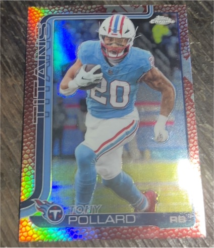 2025 Topps Chrome #290 Tony Pollard — front
