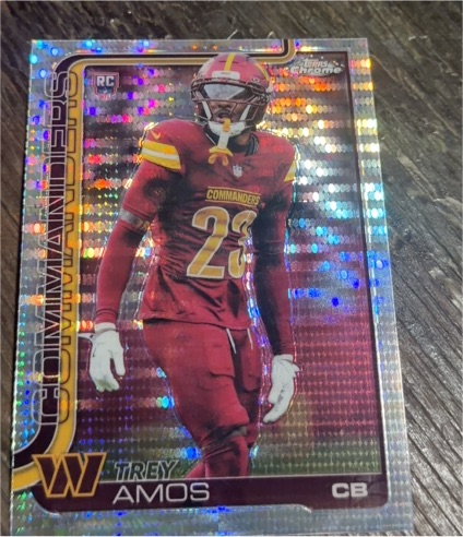 2025 Topps Chrome #371 Trey Amos — front