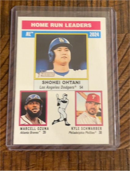 2025 Topps Heritage #193 Shohei Ohtani Home Run Leaders — front