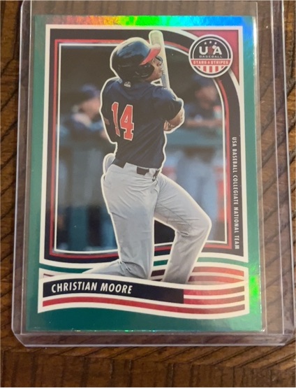 2024 Panini USA Baseball Stars & Stripes #88 Christian Moore — front