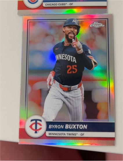 2026 Topps Chrome #75 Byron Buxton — front