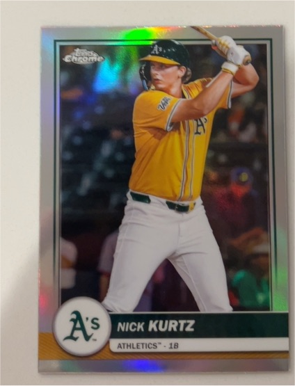 2026 Topps Chrome Flagship #83 Nick Kurtz — front