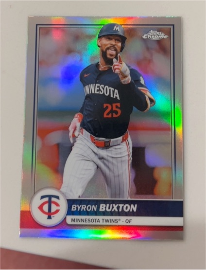 2026 Topps Chrome Flagship #75 Byron Buxton — front