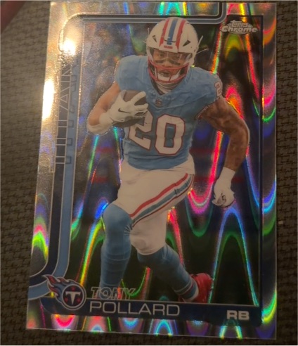 2025 Topps Chrome #290 Tony Pollard — front