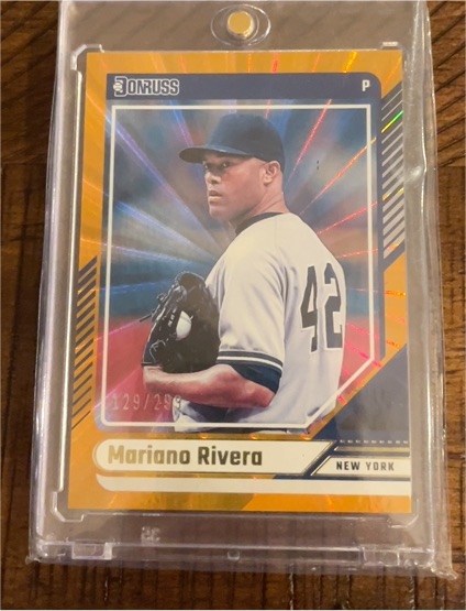 2024 Donruss #81 Mariano Rivera Orange Laser — front
