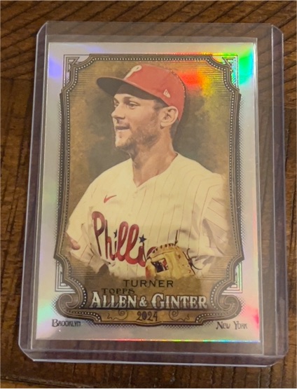 2024 Topps Allen & Ginter Chrome #39 Trea Turner — front