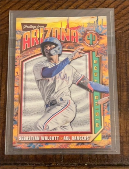 2024 Topps Pro Debut #CLRS-19 Sebastian Walcott Greetings from Arizona — front