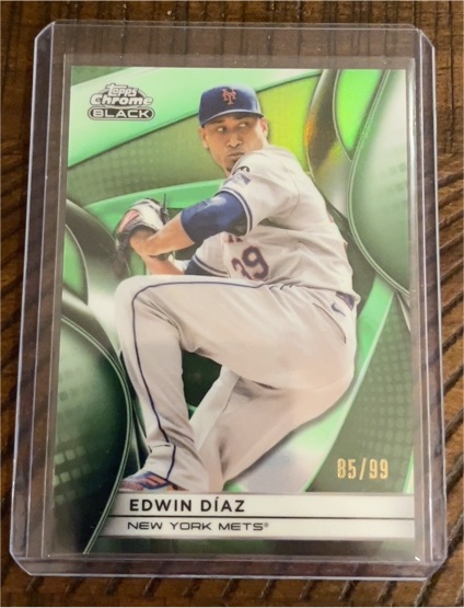 2025 Topps Chrome Black #63 Edwin Díaz — front