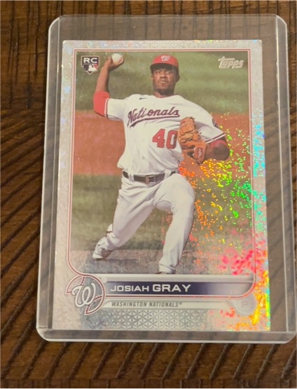 2022 Topps #43 Josiah Gray — front