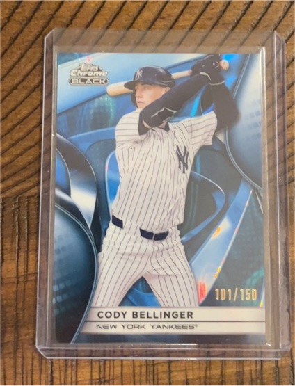 2025 Topps Chrome Black #9 Cody Bellinger — front