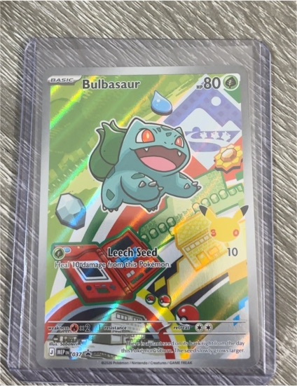 2026 Pokémon MEP #037 Bulbasaur — front