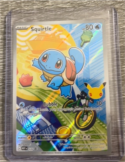 2023 Pokémon #039 Squirtle Me: Mega Evolution Promo Full Art Holo — front