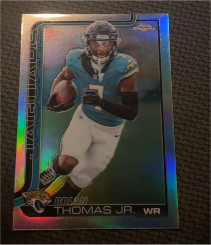 2025 Topps Chrome #135 Brian Thomas Jr. — front
