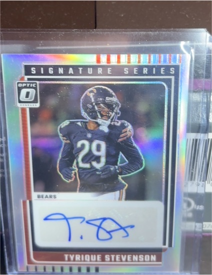 2025 Panini Donruss Optic #SSH-TS Tyrique Stevenson Signature Series Auto Bears — front