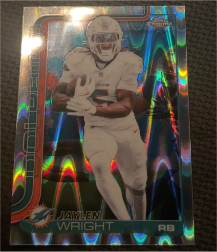 2025 Topps Chrome #190 Jaylen Wright — front