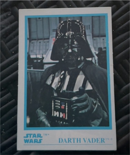 1984 Kellogg's Star Wars #8 Darth Vader — front