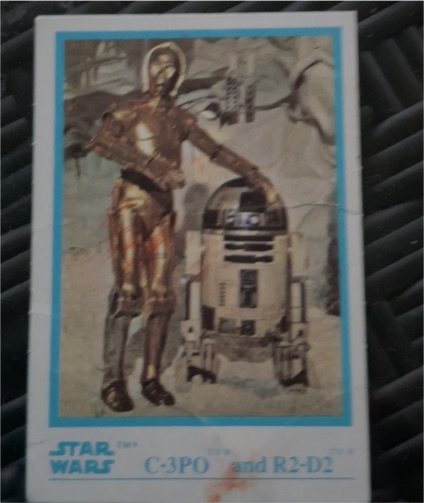 1984 Kellogg's Star Wars Sticker #5 C-3PO and R2-D2 — front