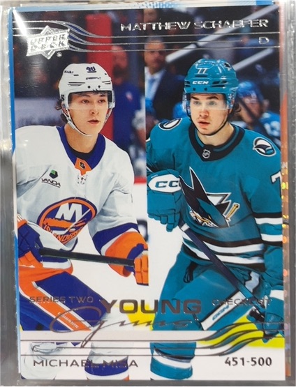 2025-26 Upper Deck Series 2 Young Guns #451-500 Matthew Schaefer — front