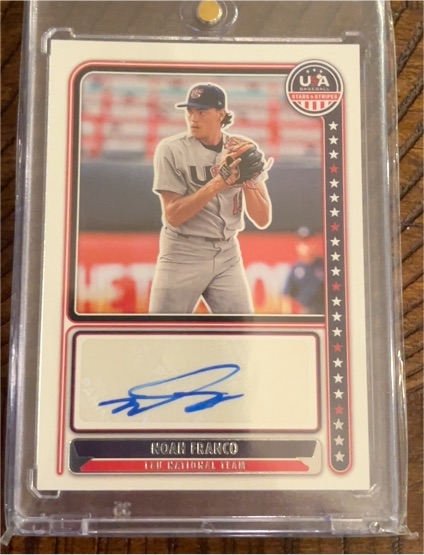 2024 Panini Stars & Stripes #NTS-NF Noah Franco — front
