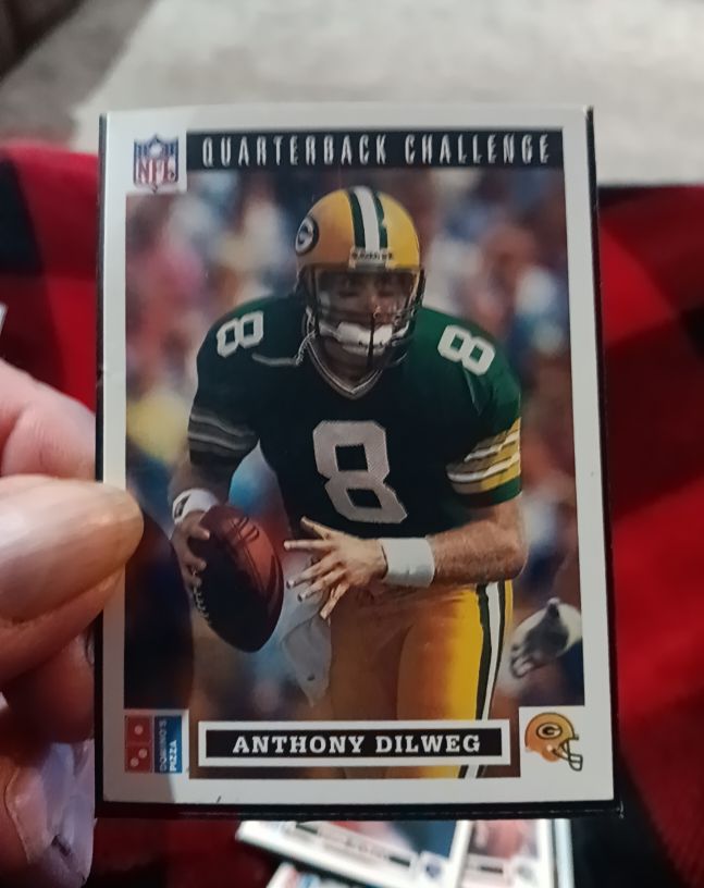 1991 Upper Deck Domino's The Quarterbacks #10 Anthony Dilweg — front