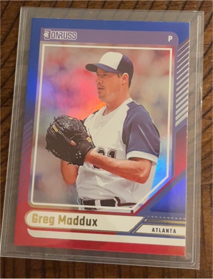 2024 Panini Donruss Red & Blue #50 Greg Maddux — front