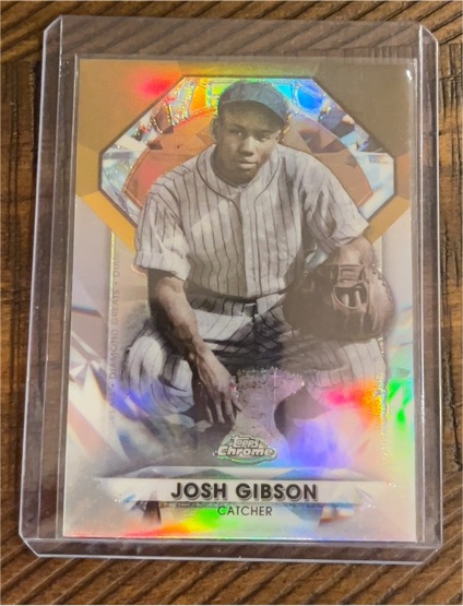 2022 Topps Chrome Update #DGC-73 Josh Gibson Diamond Greats — front