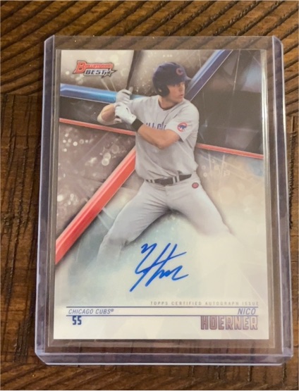 2018 Bowman's Best #B18-NH Nico Hoerner — front