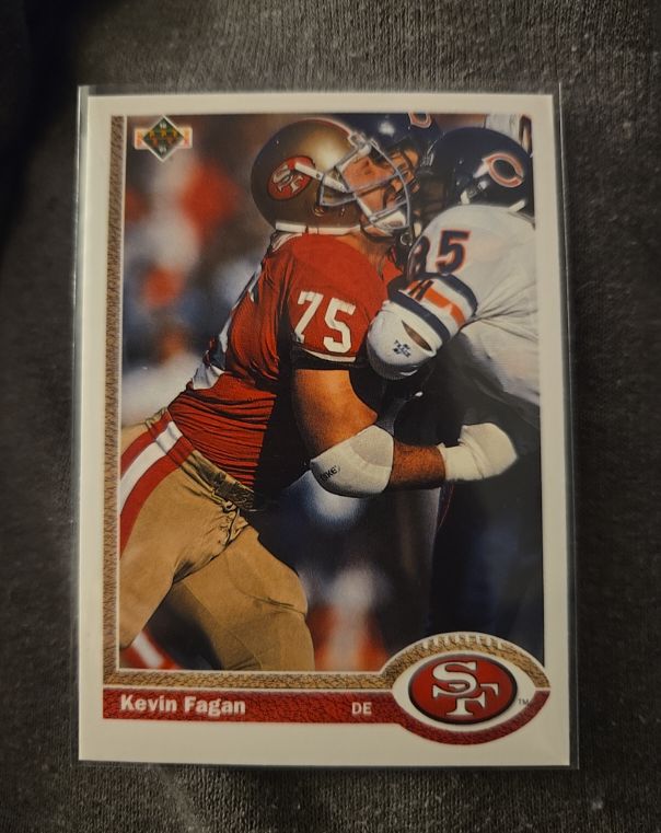 1991 Upper Deck #59 Kevin Fagan — front