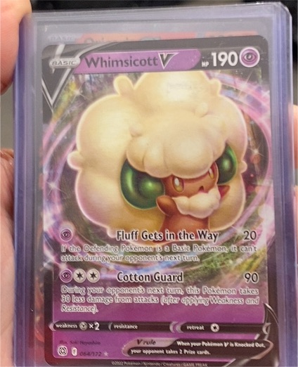 2022 Pokémon Brilliant Stars #064 Whimsicott V — front