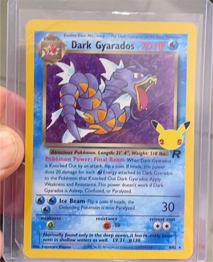 2021 Pokémon Celebrations Classic Collection #8/82 Dark Gyarados — front