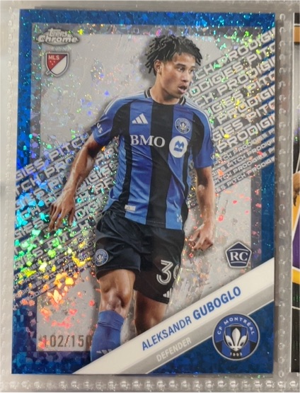 2025 Topps Chrome MLS #191 Aleksandr Guboglo — front