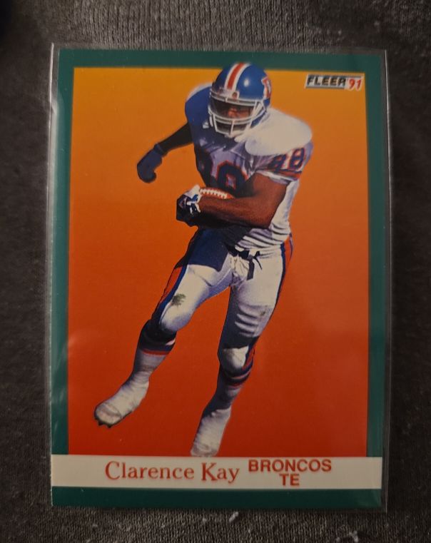 1991 Fleer #50 Clarence Kay — front