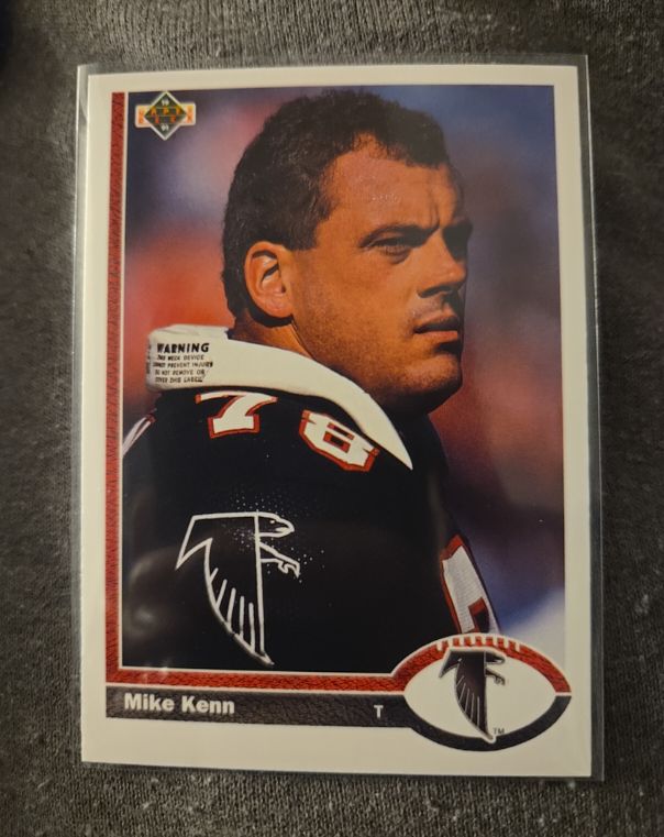 1991 Upper Deck #42 Mike Kenn — front