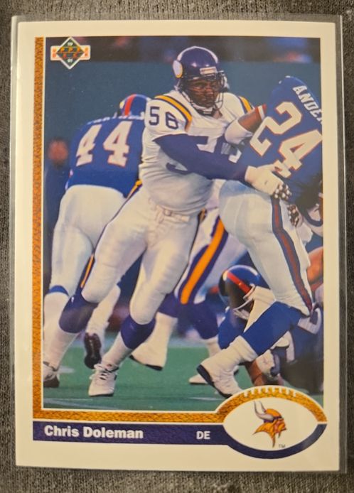 1991 Upper Deck #330 Chris Doleman Minnesota Vikings — front