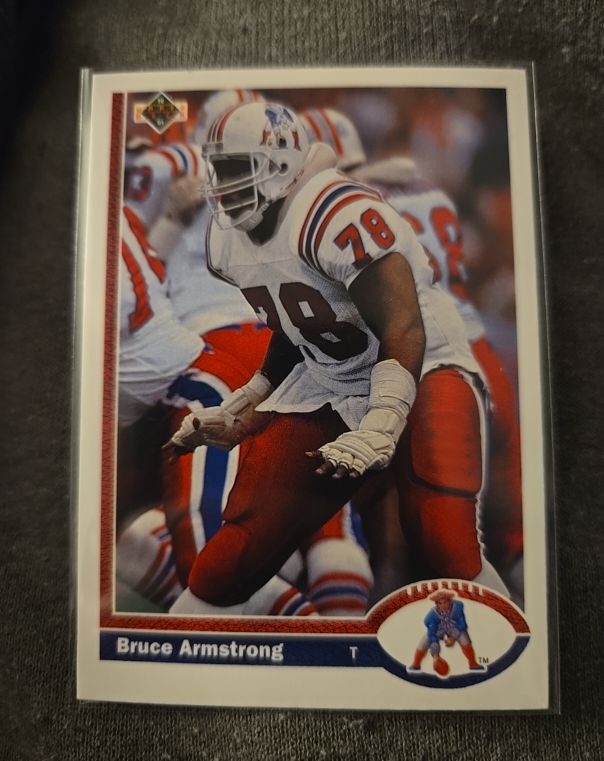 1991 Upper Deck #371 Bruce Armstrong — front