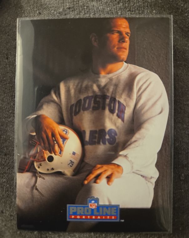 1991 Pro Line Portraits #10 Ray Childress Houston Oilers — front