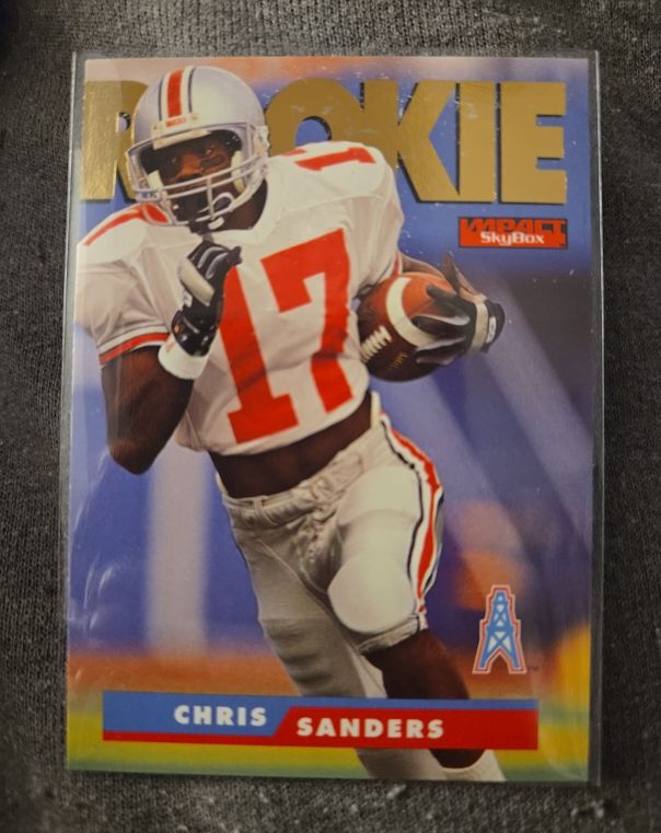1995 SkyBox Impact #194 Chris Sanders — front